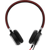 Jabra Evolve 40 MS Duo, Headset schwarz/silber