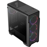 Aerocool Ore Tempered Glass, Tower-Gehäuse schwarz, Tempered Glass