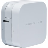 Brother P-touch Cube PT-P300BT, Etikettendrucker hellgrau, Bluetooth