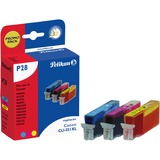Pelikan Tinte Multipack P28 (4110046) kompatibel zu Canon CLI-551CMY XL