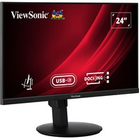 ViewSonic VG2409U-2, LED-Monitor 61 cm (24 Zoll), schwarz (matt), FullHD, IPS, USB Hub, USB-C, RJ45, 100Hz Panel