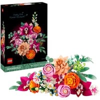 LEGO 10342 Botanicals Schöner Rosafarbener Blumenstrauß, Konstruktionsspielzeug 