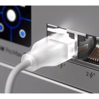 Ubiquiti UniFi Etherlighting Cat.6 Patch Kabel weiß/transparent, 2 Meter