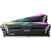 Lexar DIMM 32 GB DDR5-6000 (2x 16 GB) Dual-Kit, Arbeitsspeicher schwarz, LD5BU016G-R6000GDLA, Ares RGB, INTEL XMP, AMD EXPO