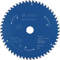 Bosch Kreissägeblatt Expert for Aluminium, Ø 165mm, 54Z Bohrung 20mm, für Akku-Handkreissägen