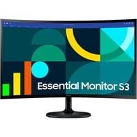 SAMSUNG Essential S36GD S27D364GAU, LED-Monitor 68 cm (27 Zoll), schwarz, FullHD, VA, Curved, 100Hz Panel