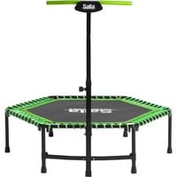 Salta Fitness Trampolin, Fitnessgerät schwarz/grün, sechseckig, 128 cm