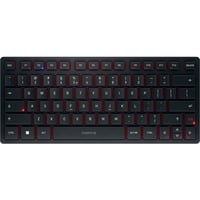 CHERRY KW 9200 MINI, Tastatur schwarz, EU-Layout (QWERTY), Cherry SX-Scherentechnologie