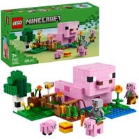 LEGO 21268 Minecraft Das Babyschwein-Haus, Konstruktionsspielzeug 