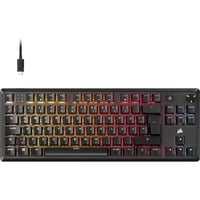 Corsair K70 CORE TKL, Gaming-Tastatur schwarz, DE-Layout, Corsair MLX Red v2