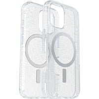 Otterbox Symmetry Clear, Handyhülle transparent/silber (glänzend), iPhone 16, MagSafe