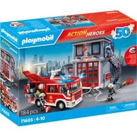 PLAYMOBIL 71603 Action Heroes Feuerwehr-Megaset, Konstruktionsspielzeug 