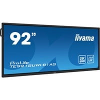 iiyama ProLite TE9218UWI-B1AG, Public Display schwarz (matt), UltraHD/5K, VA, Touchscreen, USB-C