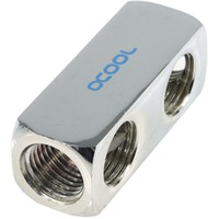 Alphacool HF Anschlussterminal 5-Fach G1/4 IG - Chrome, Verbindung chrom