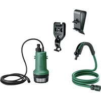 Bosch GardenPump 18V-2000, Erweiterung für 2 Regentonnen, Tauch- / Druckpumpe grün/schwarz, ohne Akku und Ladegerät