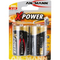 Ansmann X-Power Alkaline Batterie Mono D / LR20 2 Stück