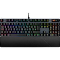 ASUS ROG Strix Scope II RX, Gaming-Tastatur schwarz, DE-Layout, ROG RX Red