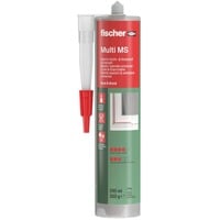 fischer Bauklebstoff Multi MS 290ml, Dichtmasse grau