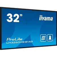 iiyama LH3260HS-B1AG, Public Display schwarz, FullHD, IPS, Quad-Core