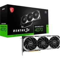 MSI GeForce RTX 4070 VENTUS 3X E1 OC, Grafikkarte DLSS 3, 3x DisplayPort, 1x HDMI 2.1a