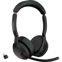 Jabra Evolve2 55, Headset schwarz, Stereo, Microsoft Teams, USB-C, Link380c