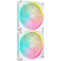 Corsair iCUE LINK LX140 RGB, Gehäuselüfter weiß, 2er Pack