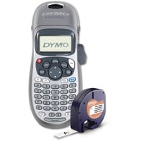 Dymo LetraTag LT-100H, Beschriftungsgerät silber, mit ABC-Tastatur, 2174577