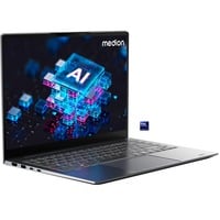 Medion SPRCHRGD 14 S2 (MD62721), Notebook grau, Intel® Core™ Ultra 5 228V, Intel® Arc™ Graphics 130V, 32 GB LPDDR5X, 512 GB SSD, Windows 11 Home 64-Bit