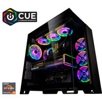 ALTERNATE Gaming-PC iCUE Edition • RTX 4090 • AMD Ryzen™ 9 7950X3D • 64 GB RAM schwarz/transparent, Windows 11 Pro 64-Bit