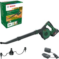 Bosch  Akku-Laubbläser Universal LeafBlower 18V-130, 18Volt grün/schwarz, Li-Ionen Akku 2,5Ah, POWER FOR ALL ALLIANCE