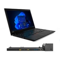 Lenovo ThinkPad L590 Generalüberholt, Notebook schwarz, Intel® Core™ i3-8145U, Intel® UHD Graphics 620, 16 GB DDR4, 1 TB SSD, inkl. Docking CS18 Pro Dock40AH0135EU