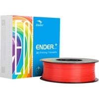 Creality PLA+ Filament Red, 3D-Filament rot, 1 kg, 1,75 mm, auf Rolle