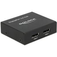 DeLOCK DisplayPort Splitter 1.2 > 2x DisplayPort 4K schwarz