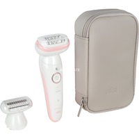 Braun Silk-épil 9-030 SensoSmart, Epiliergerät weiß/pink