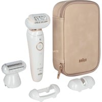 Braun Silk-épil 9 Flex SES 9-006 , Epiliergerät weiß/gold