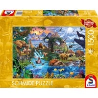 Schmidt Spiele Panorama der Tierwelt, Puzzle 1000 Teile