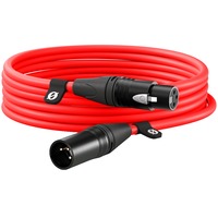 Rode Microphones Kabel XLR6M-R red rot, 6 Meter