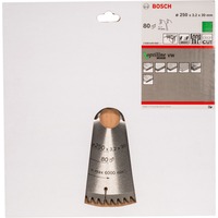 Bosch Kreissägeblatt Optiline Wood, Ø 250mm, 80Z Bohrung 30mm, für Tischkreissägen