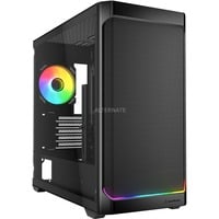 Sharkoon MK4W RGB Strip, Tower-Gehäuse schwarz, Tempered Glass