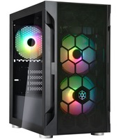 SilverStone FARA H1M PRO, Tower-Gehäuse schwarz, Tempered Glass