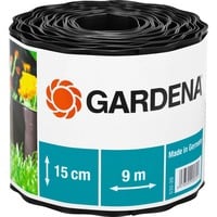 GARDENA Beeteinfassung, 15cm hoch, Begrenzung braun