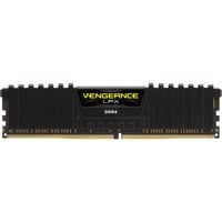 Corsair DIMM 8 GB DDR4-2400  , Arbeitsspeicher schwarz, CMK8GX4M1A2400C16, Vengeance LPX, INTEL XMP