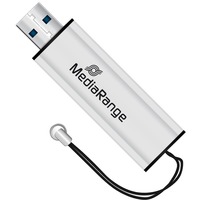 MediaRange 64 GB, USB-Stick silber/schwarz, USB-A 3.2 Gen 1