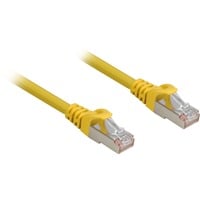 Sharkoon Patchkabel RJ45 Cat.6a SFTP gelb, 5 Meter, LSOH (Halogenfrei)