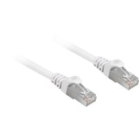 Sharkoon Patchkabel RJ45 Cat.6a SFTP weiß, 50 cm, LSOH (Halogenfrei)