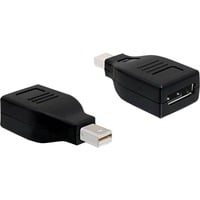 DeLOCK Adapter DisplayPort mini auf DisplayPort schwarz