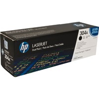 HP Toner schwarz 304A (CC530AD) schwarz, Doppelpack, Retail