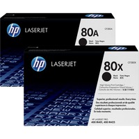 HP Toner schwarz 80X (CF280XD) Doppelpack