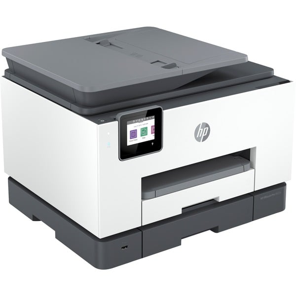 Instant Ink, Multifunktionsdrucker HP Fax LAN, Kopie, Scan, 9022e, USB, WLAN, Pro HP+, grau/hellgrau, OfficeJet