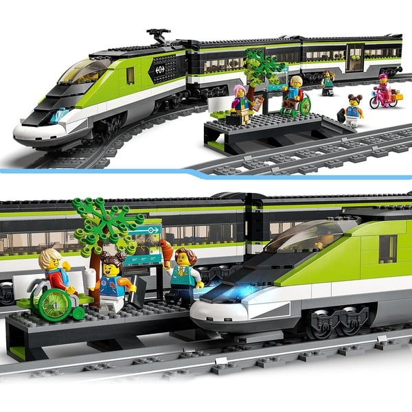 LEGO 60337 City Personen-Schnellzug, Konstruktionsspielzeug Set mit ...